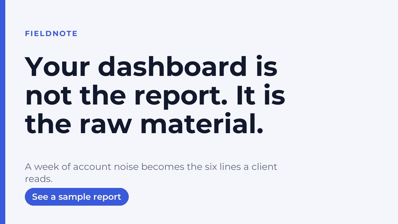 claim card ad for Fieldnote SaaS