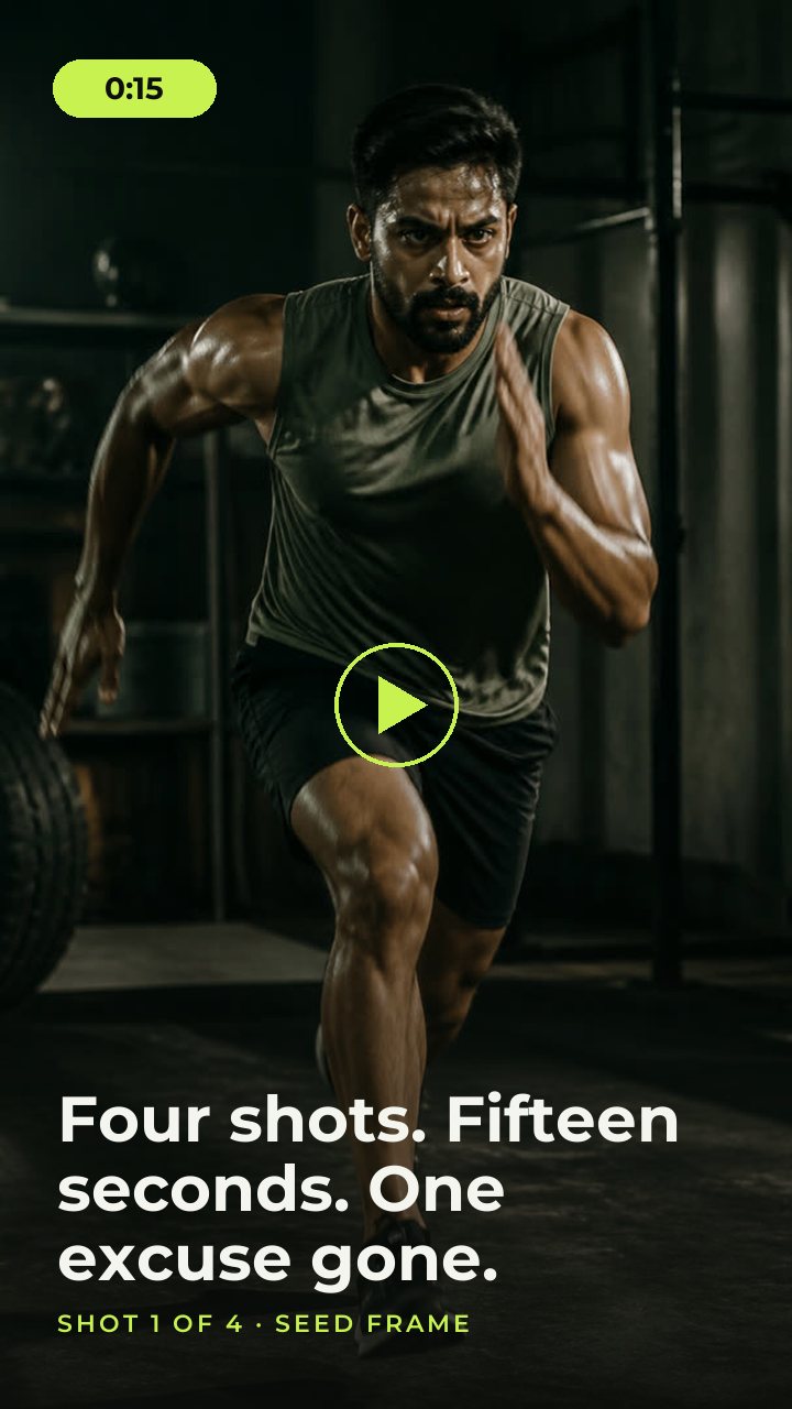 seed frame ad for Forge Athletic